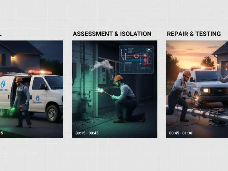 24/7 Emergency Gas Line Service Call Process | Newark NJ
