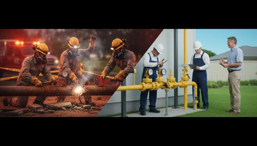 Emergency Gas Line Repair vs Scheduled Service: When Waiting Becomes Dangerous