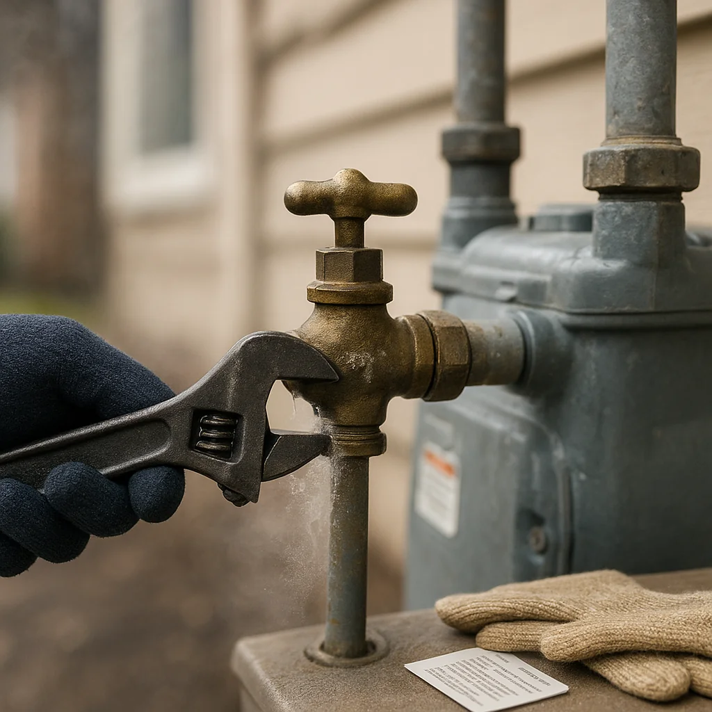Gas Shut‑Off Valve Won’t Turn or Is Leaking — What Newark Homeowners Should Do Immediately