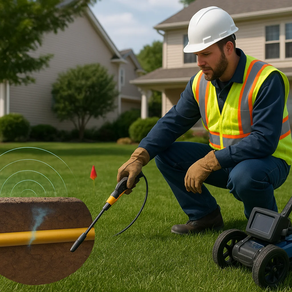 How Underground Gas Line Leaks Are Found Without Digging Up Your Entire Yard