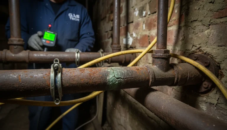 Old Gas Pipes in Newark Homes: Corrosion Safety Risks
