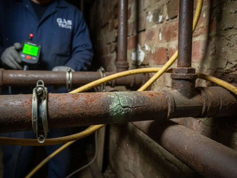 Old Gas Pipes in Newark Homes: Corrosion Safety Risks