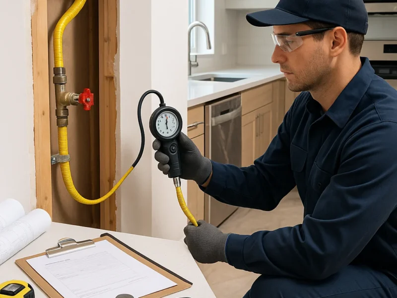 Kitchen Gas Line Relocation by Licensed Pros | Newark NJ