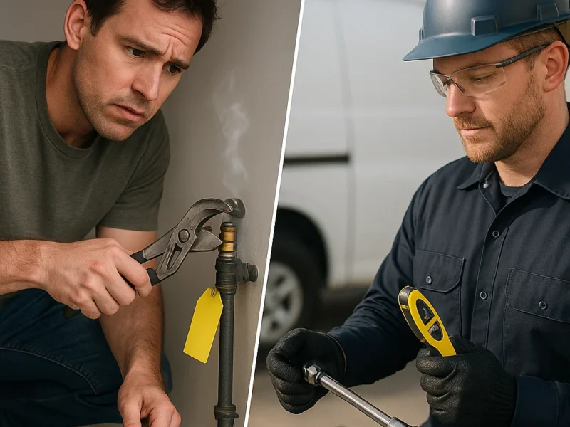 Why DIY Gas Line Repairs Are Dangerous | Newark Gas Experts