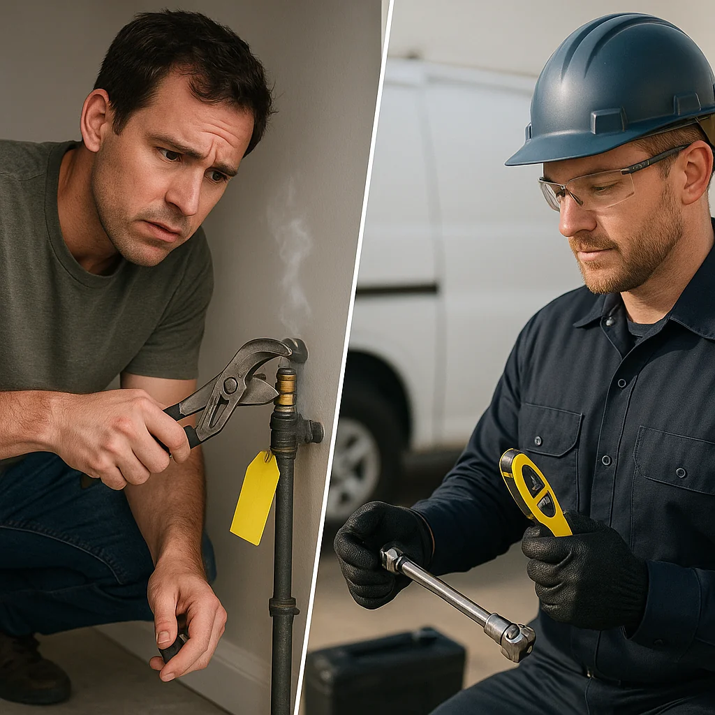 Why DIY Gas Line Repairs Are Dangerous — And What Licensed Technicians Do Differently