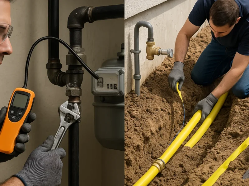 Gas Line Repair vs Replacement Newark | NE Gas Line